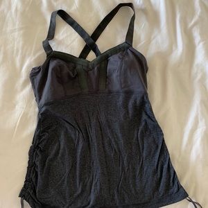 lululemon dark grey workout tank